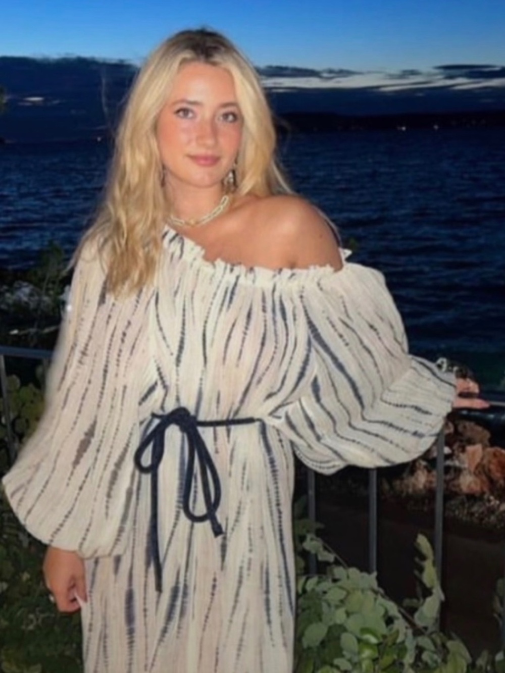 RARE TORY BURCH $898 Tie Dye Ruffle Midi Dress XS - Fits S/M NWOT - Picture 5 of 9